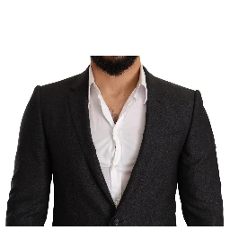 Gray Wool MARTINI Slim Fit Set Suit