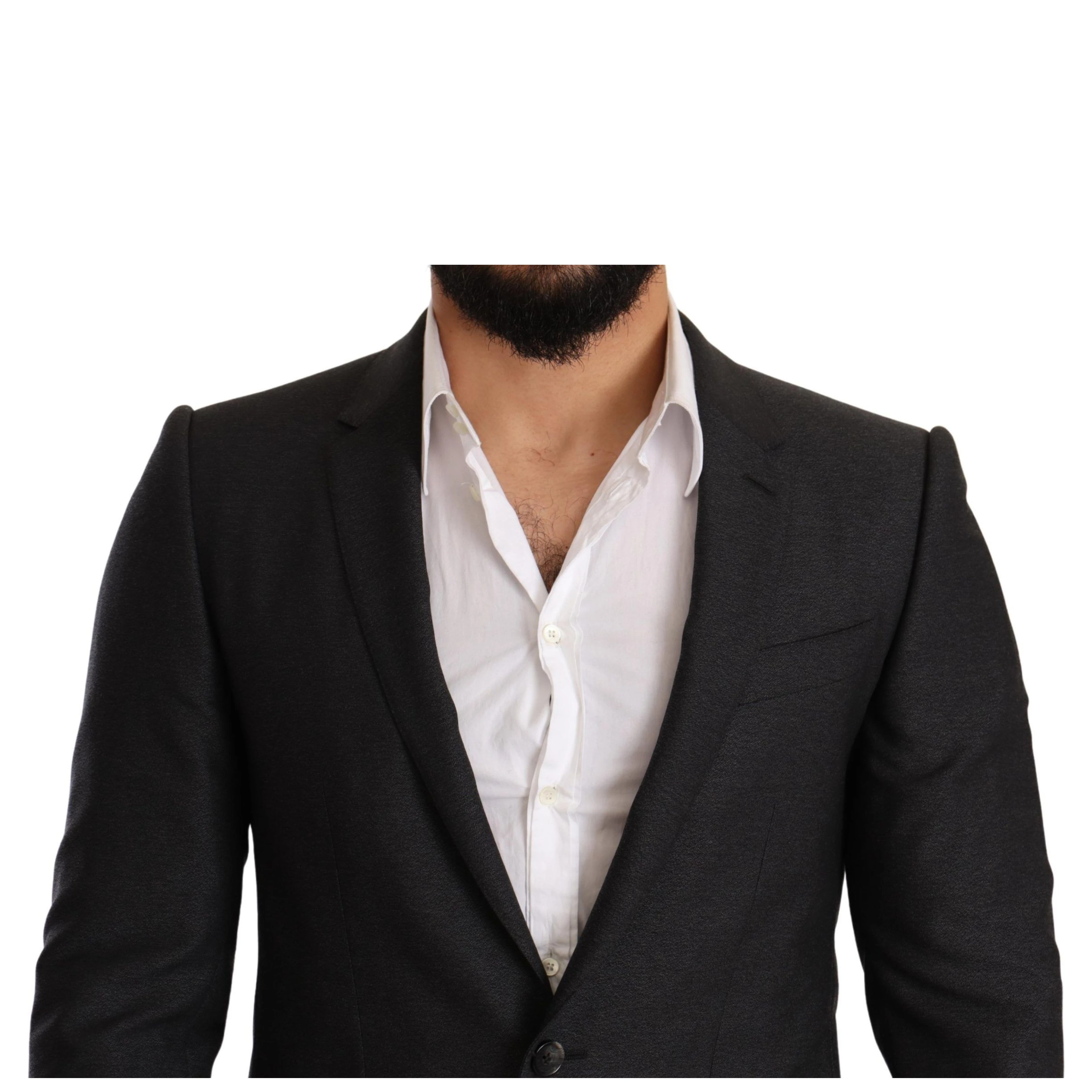Gray Wool MARTINI Slim Fit Set Suit