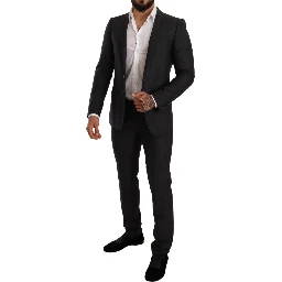 Gray Wool MARTINI Slim Fit Set Suit