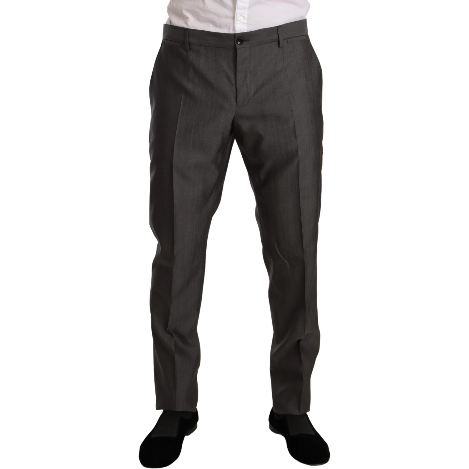 Gray Metallic MARTINI Slim Fit Set Suit