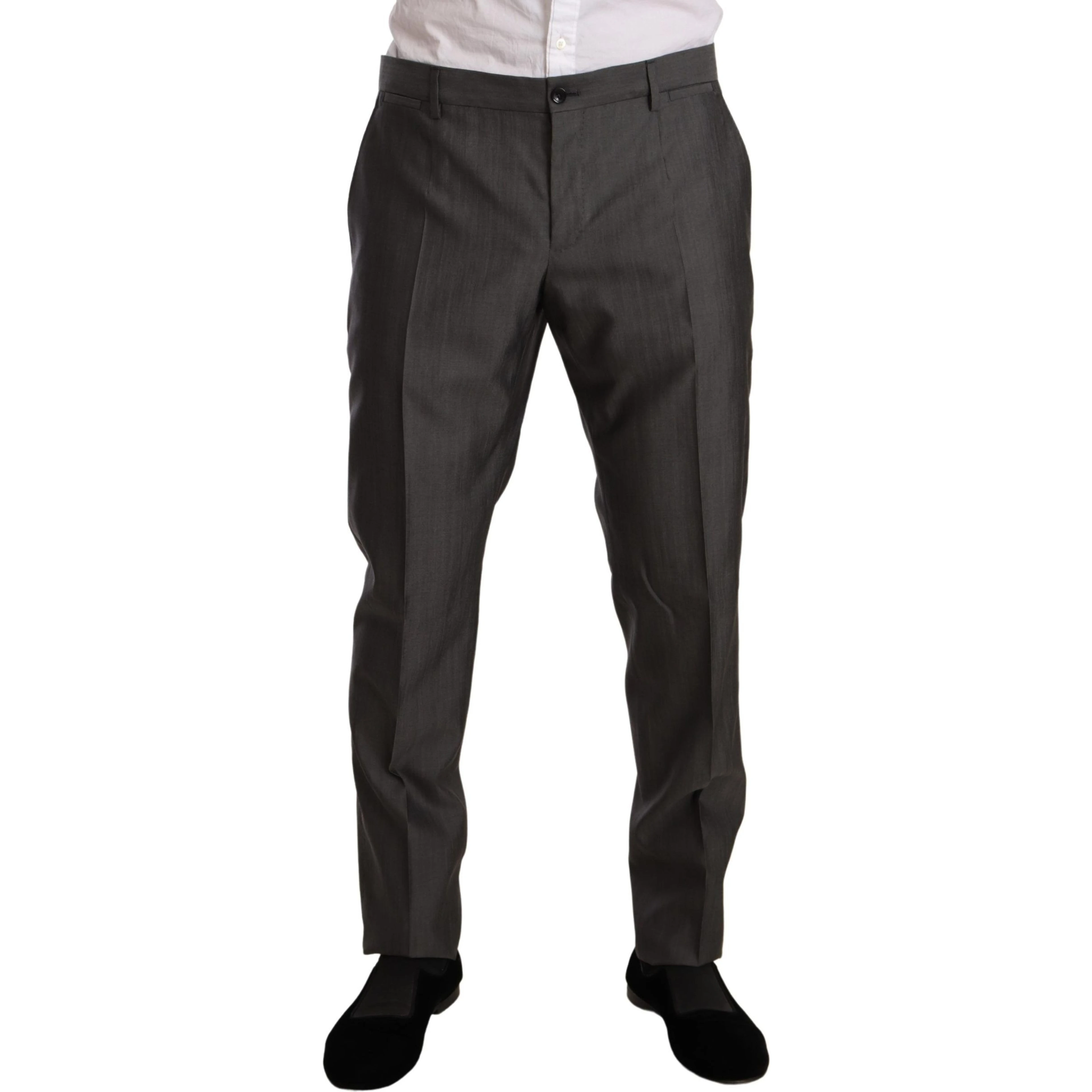 Gray Metallic MARTINI Slim Fit Set Suit
