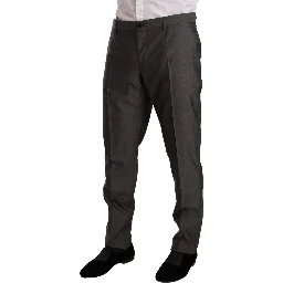 Gray Metallic MARTINI Slim Fit Set Suit