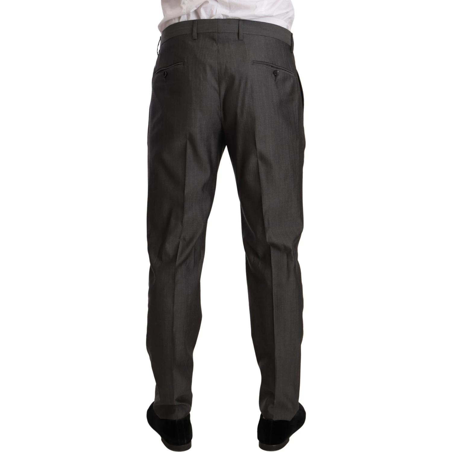 Gray Metallic MARTINI Slim Fit Set Suit
