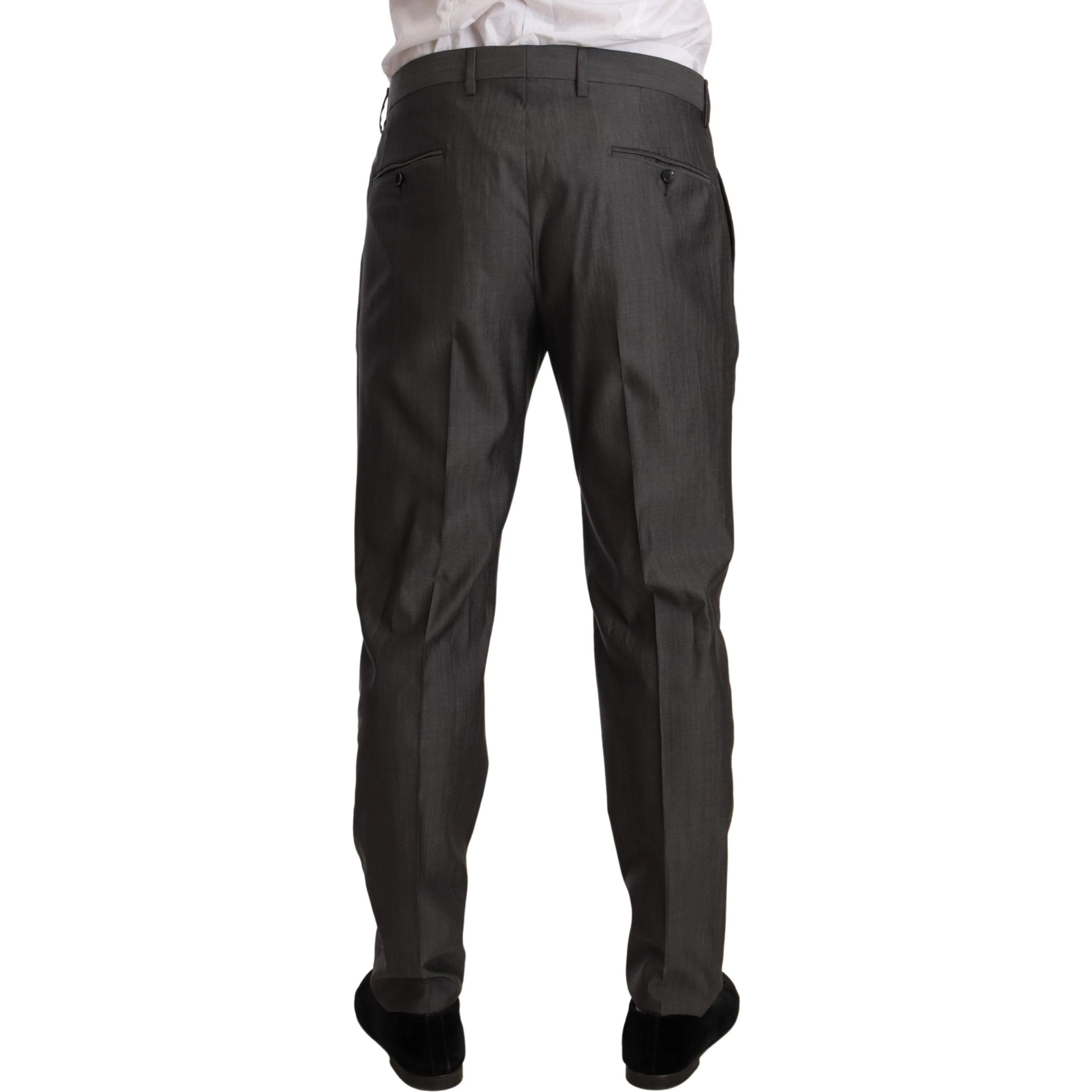 Gray Metallic MARTINI Slim Fit Set Suit