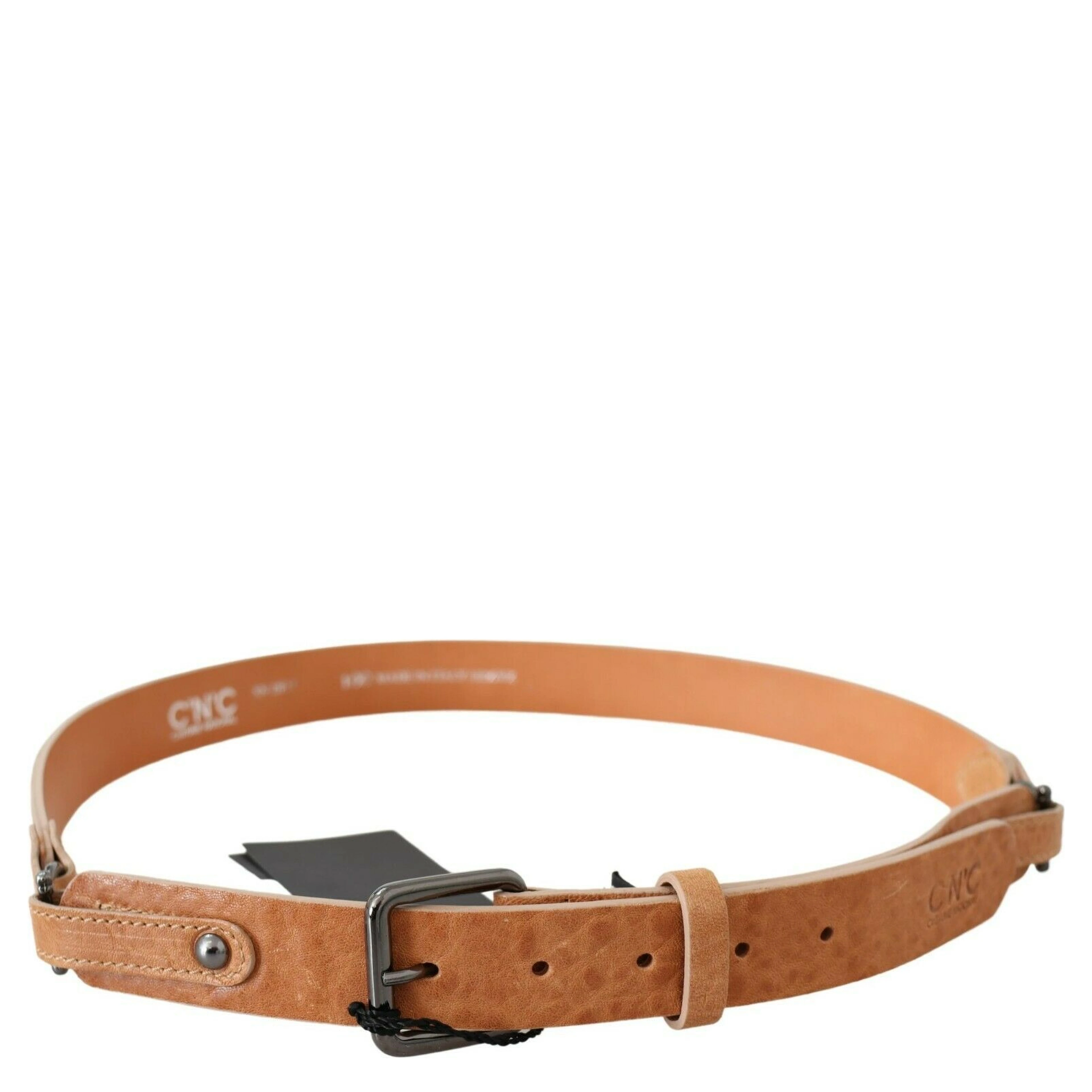 Light Brown Genuine Leather Belt