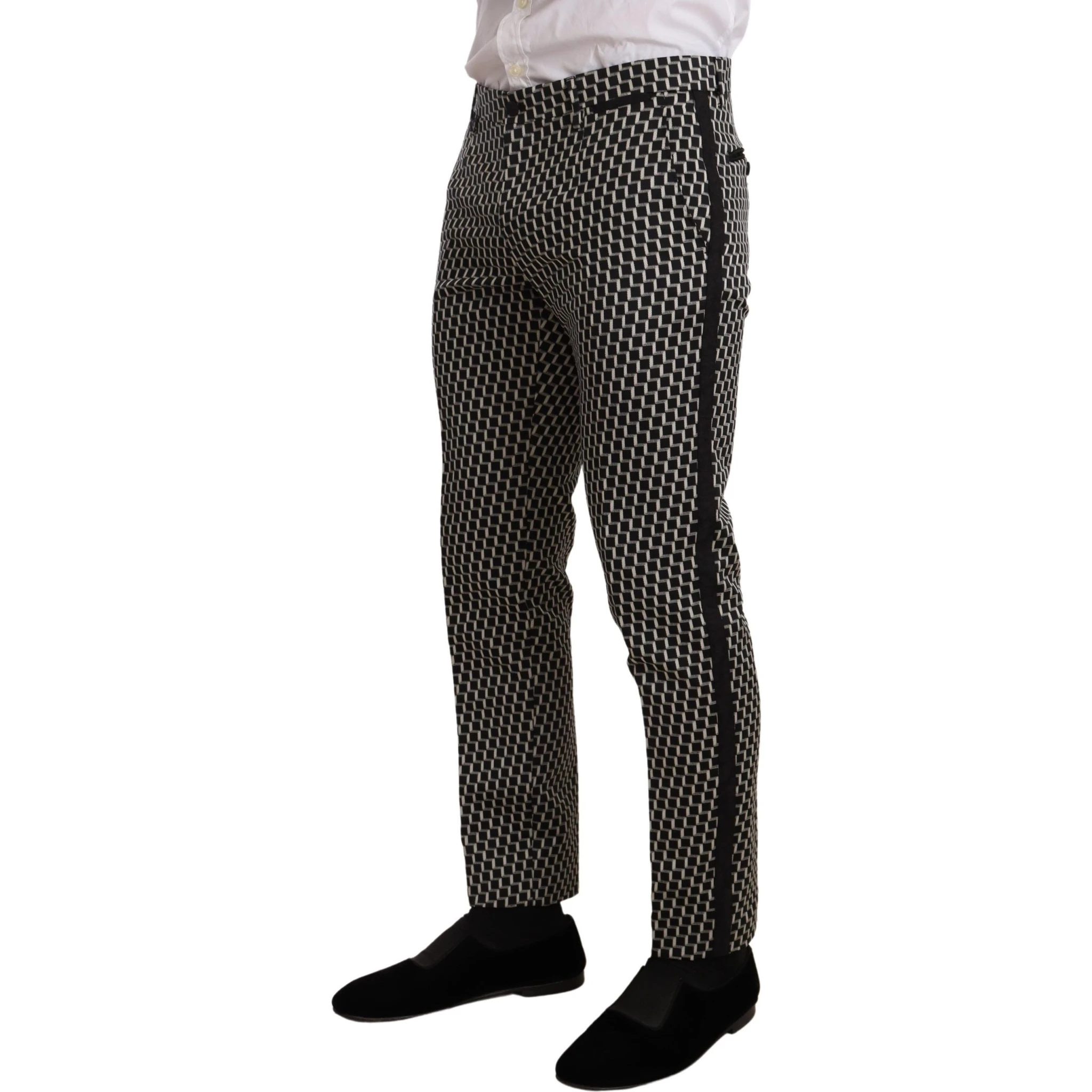 Black White Check 3 Piece Set MARTINI Suit