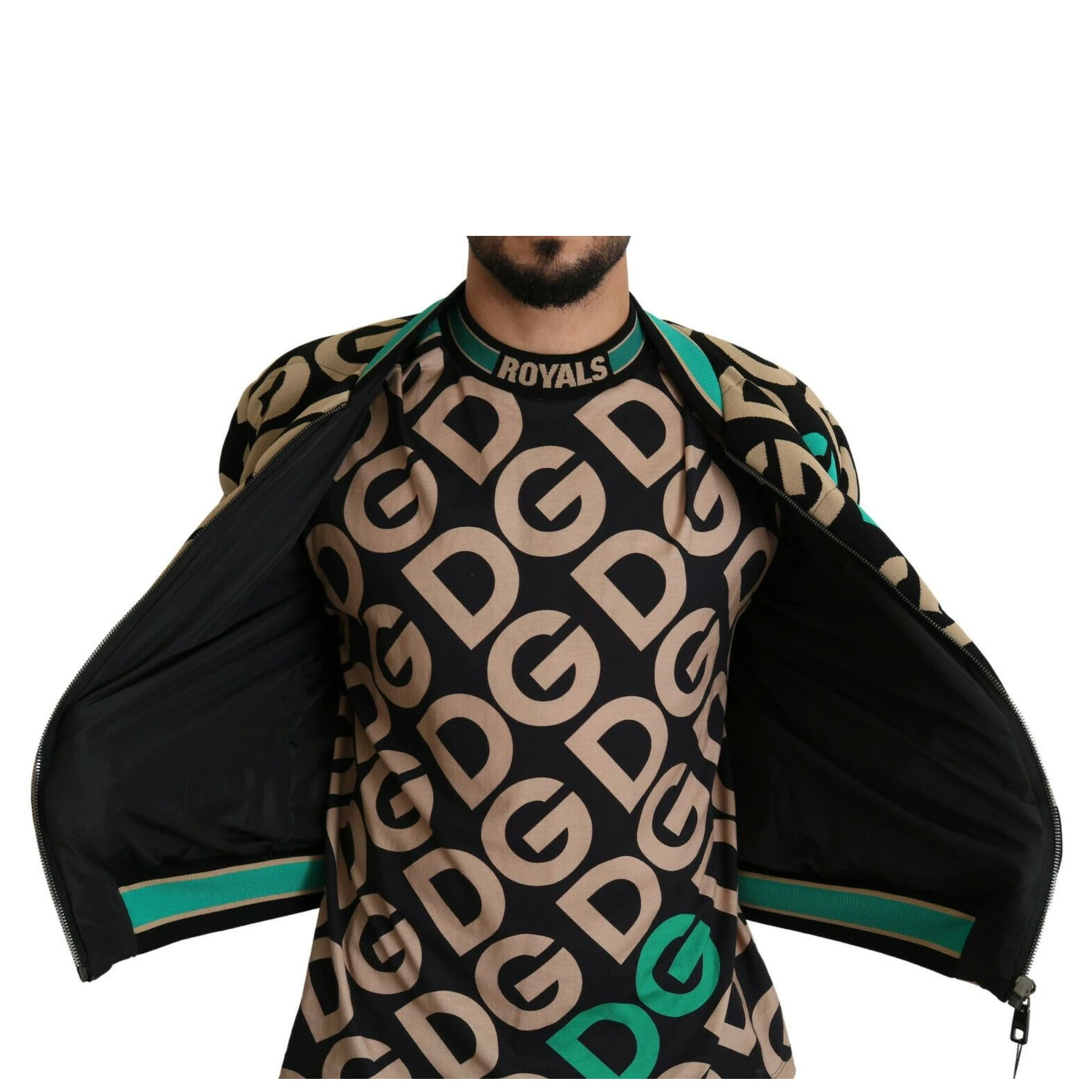 Multicolor DGMILLENNIALS Logo Print Jacket