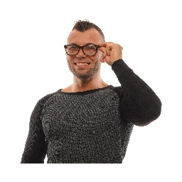 Gray Acetate, Wood & Horn Glasses (Frames)