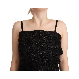 Black Spaghetti Strap Jumpsuit Dress