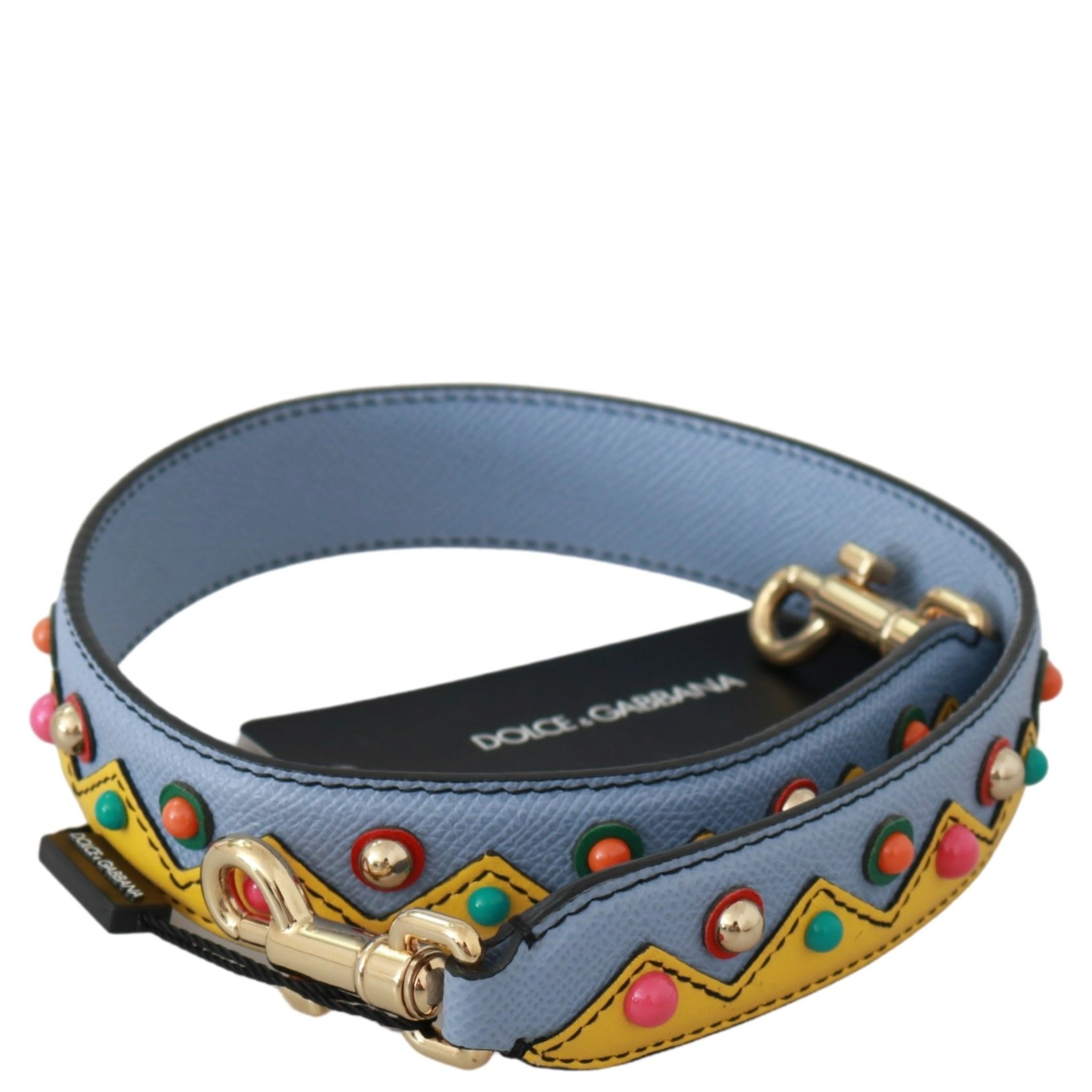 Blue Handbag Accessory Shoulder Strap Leather