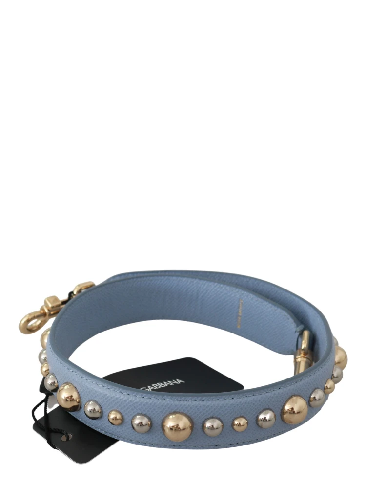 Blue Leather Handbag Accessory Shoulder Strap