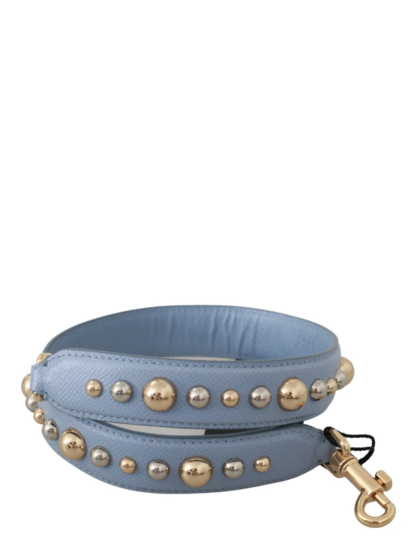 Blue Leather Handbag Accessory Shoulder Strap