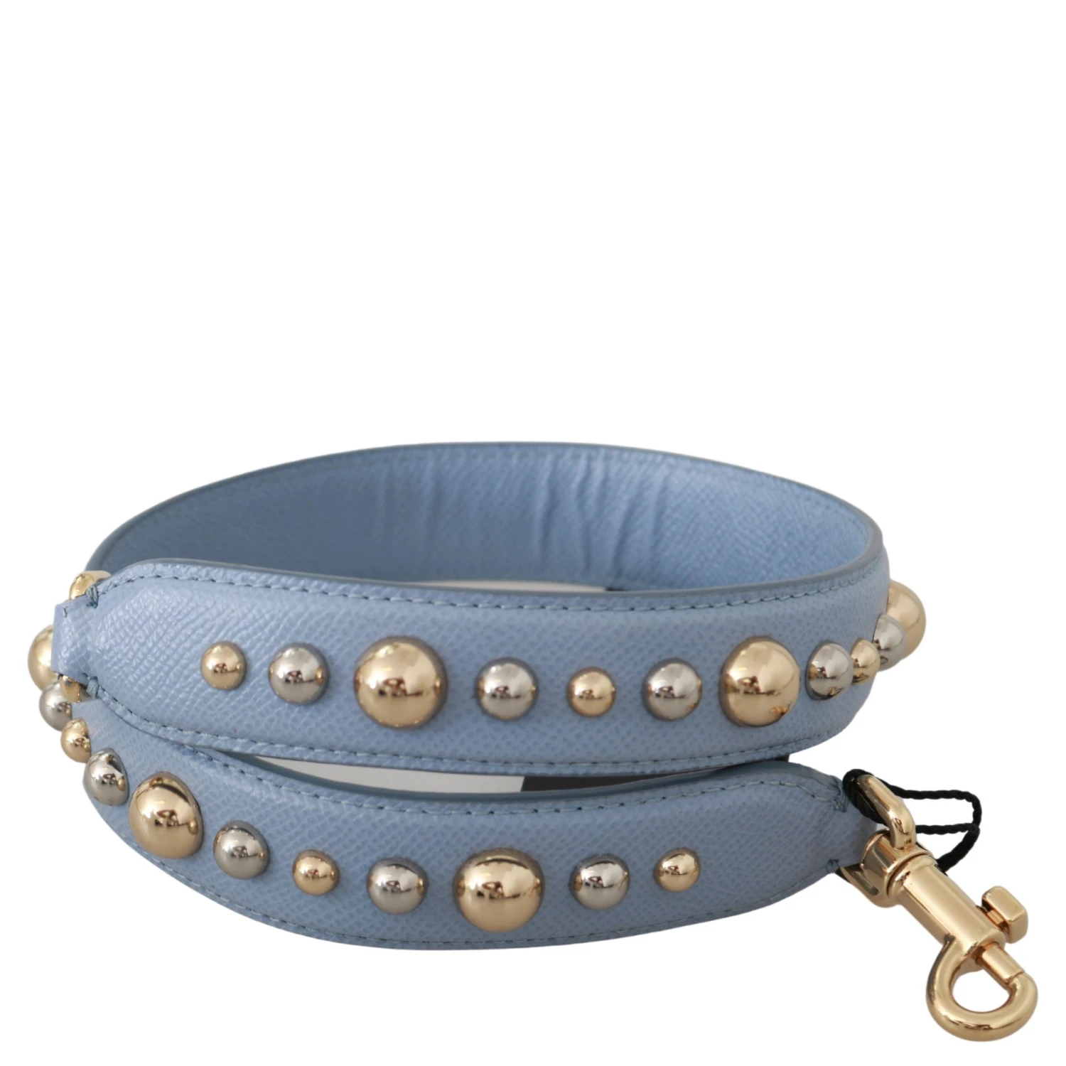 Blue Leather Handbag Accessory Shoulder Strap
