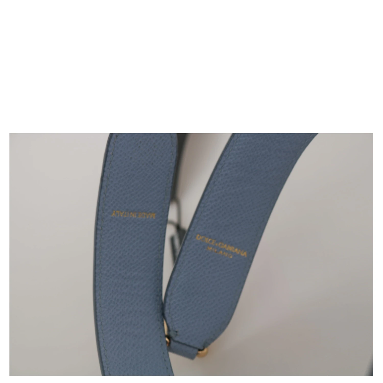 Blue Leather Handbag Accessory Shoulder Strap