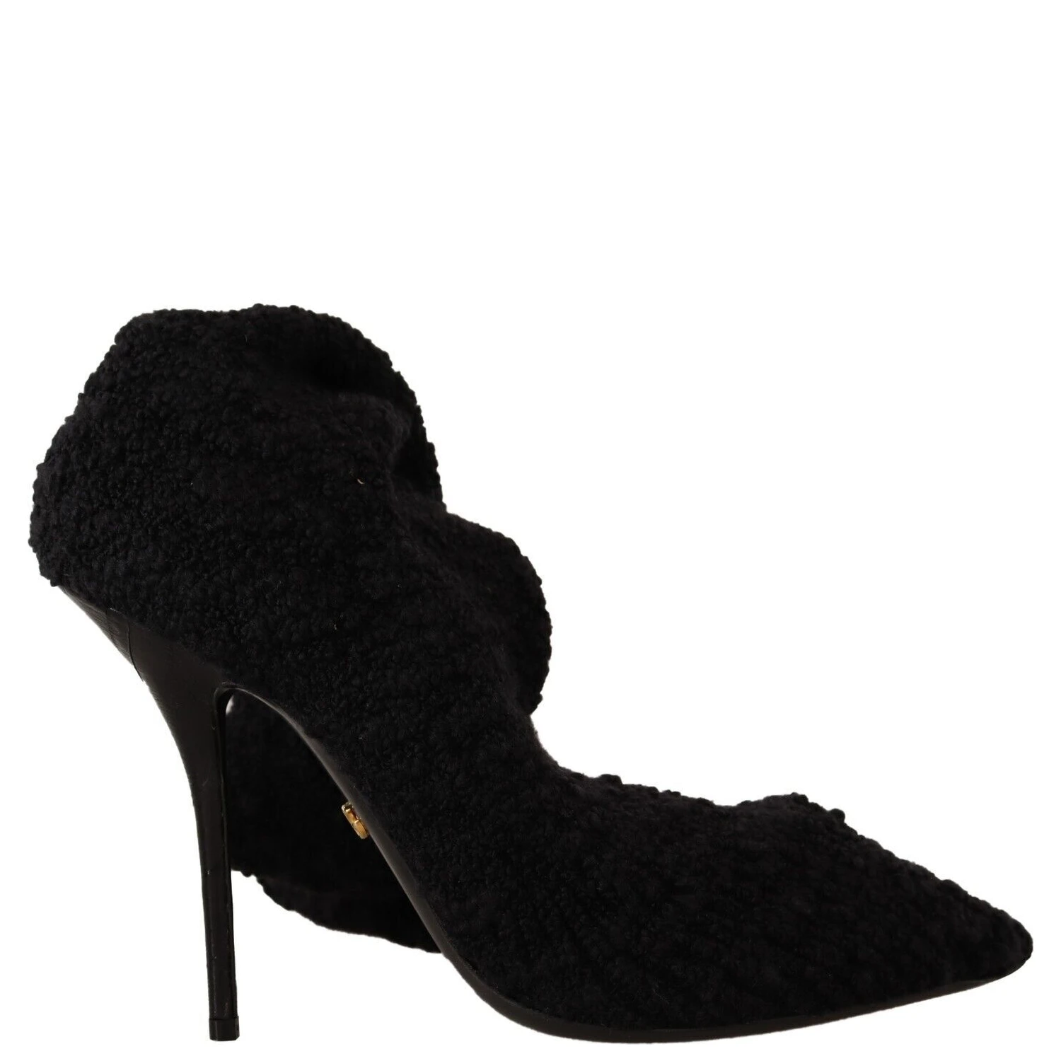 Black Stretch Socks Knee High Booties Shoes