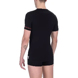 Black Cotton T-Shirt