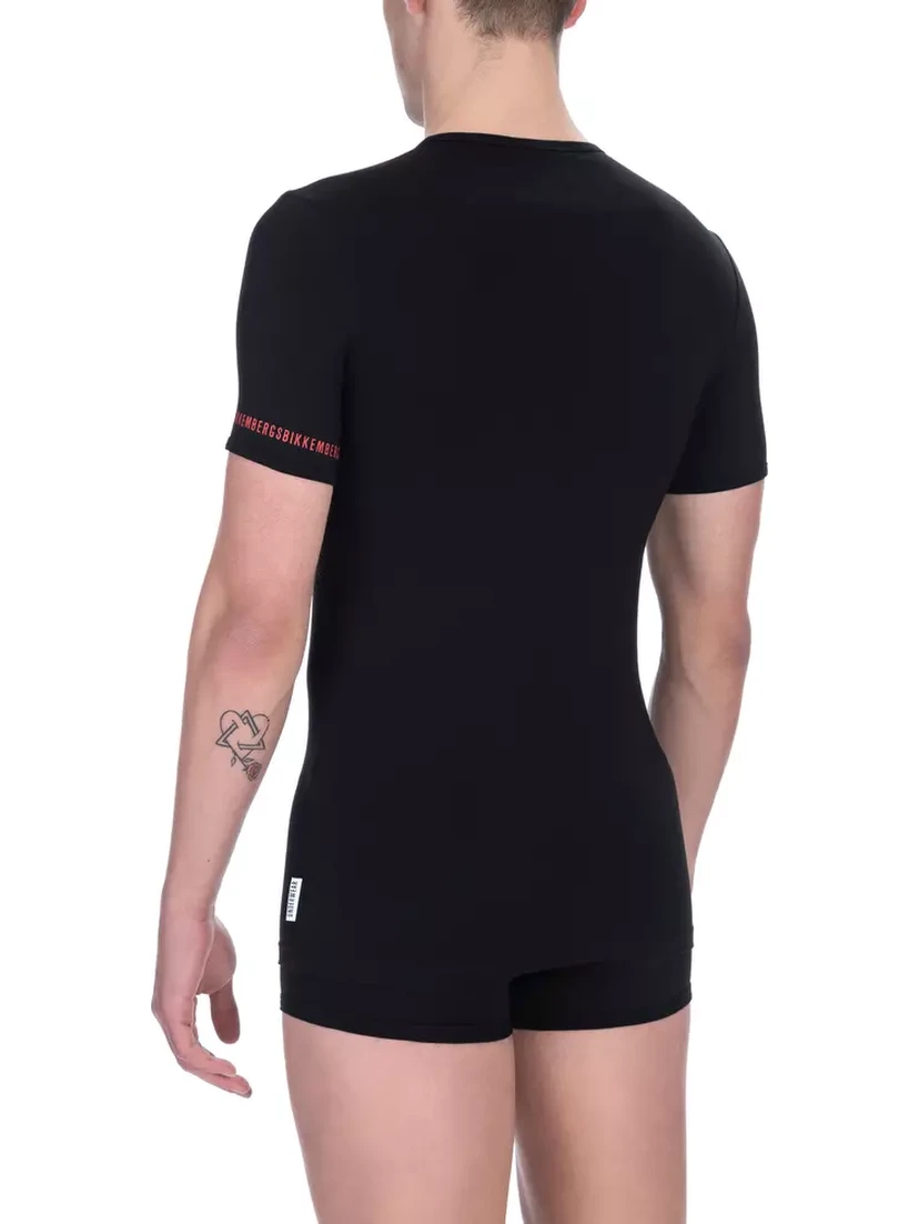 Black Cotton T-Shirt