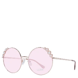 Rose Gold Metal Sunglasses