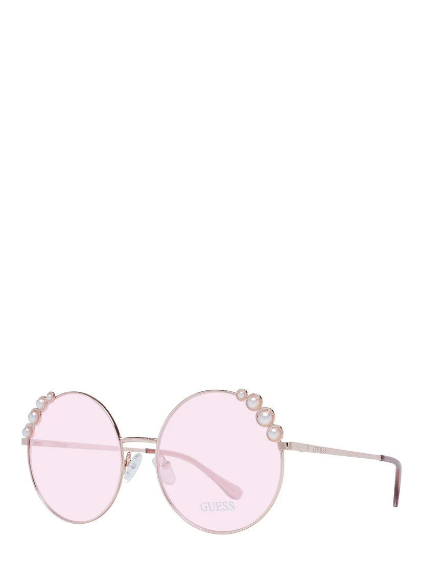 Rose Gold Metal Sunglasses
