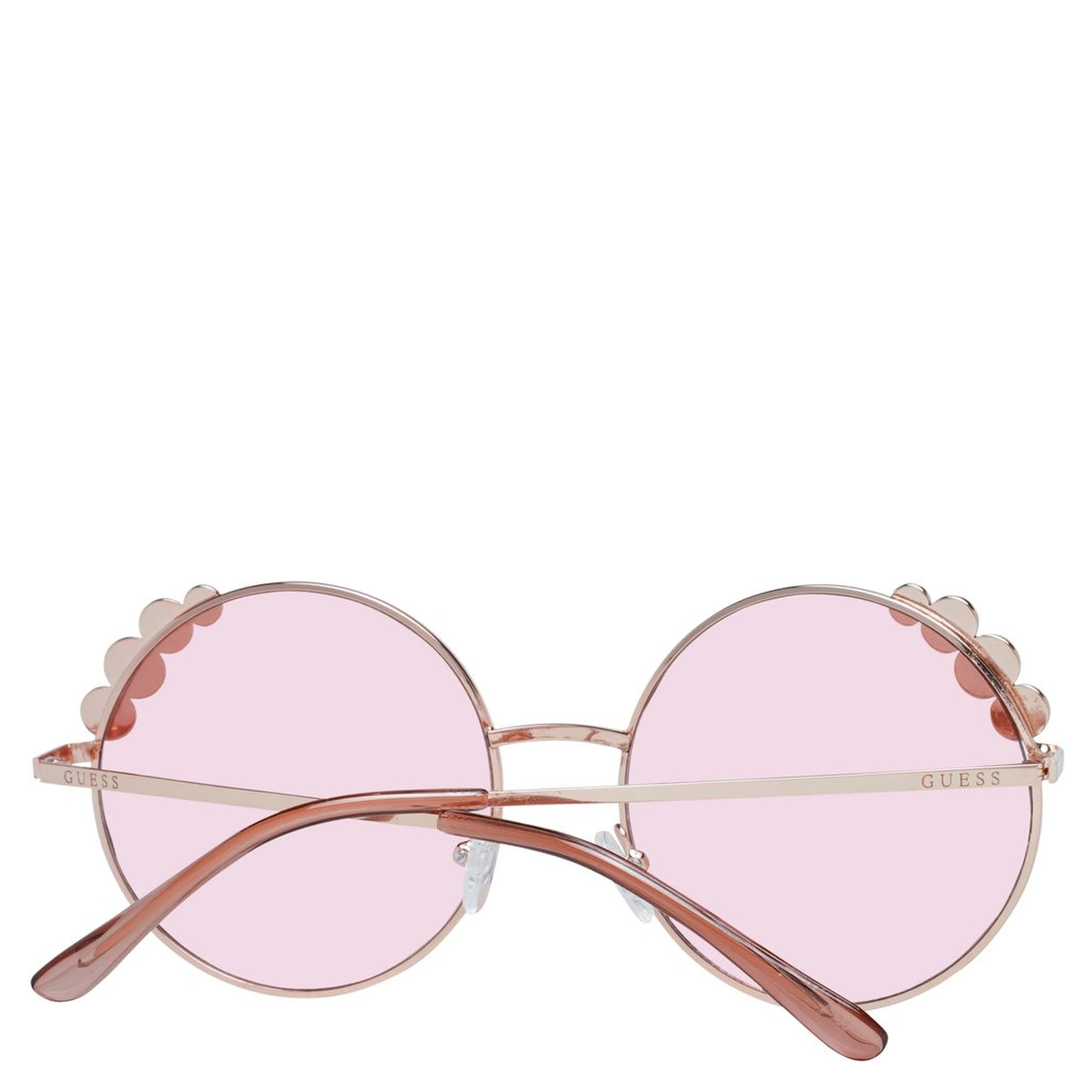 Rose Gold Metal Sunglasses