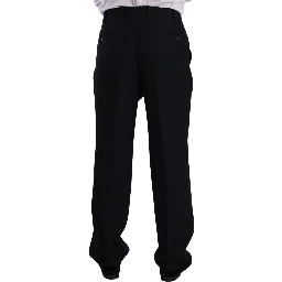 Blue Polyester Single Breasted Formal Suit