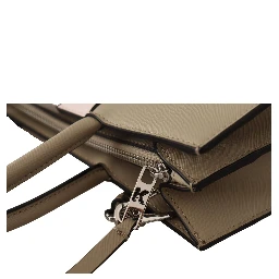 Sage Green Polyurethane Tote Shoulder Bag