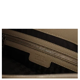 Sage Green Polyurethane Tote Shoulder Bag