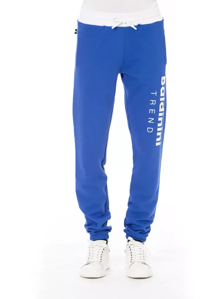 Blue Cotton Pant