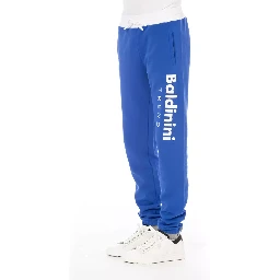 Blue Cotton Pant