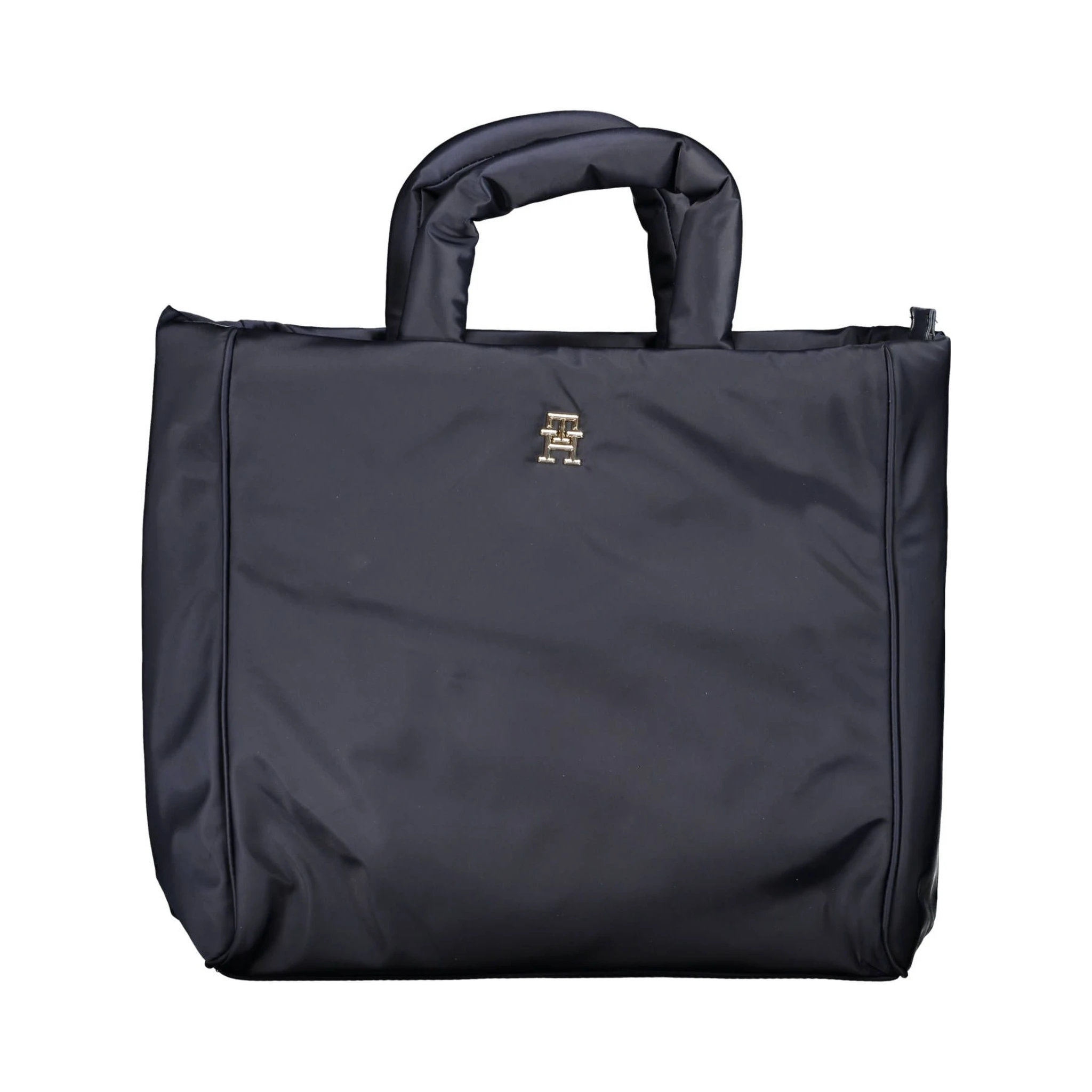 Blue Polyester Handbag