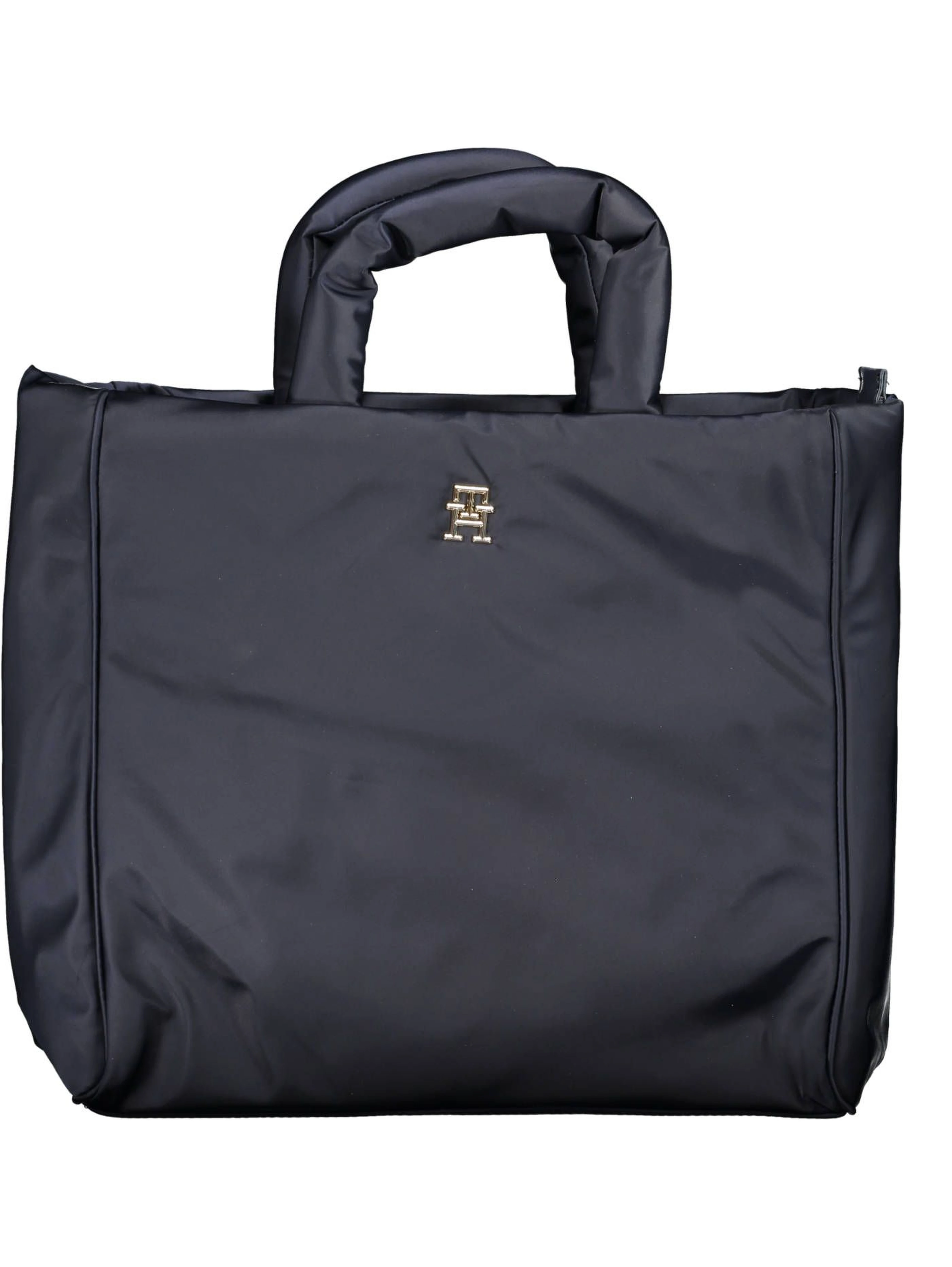 Blue Polyester Handbag