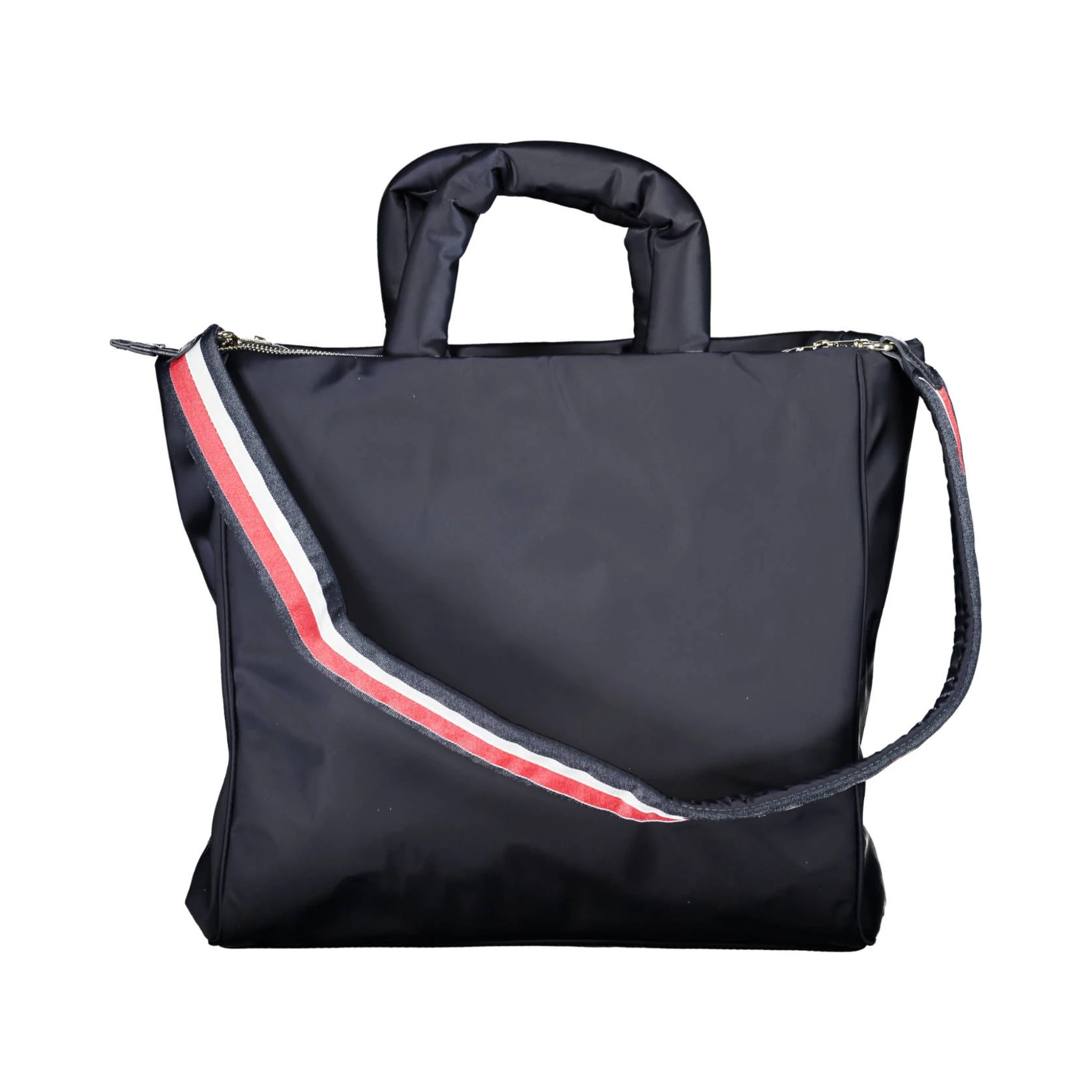 Blue Polyester Handbag