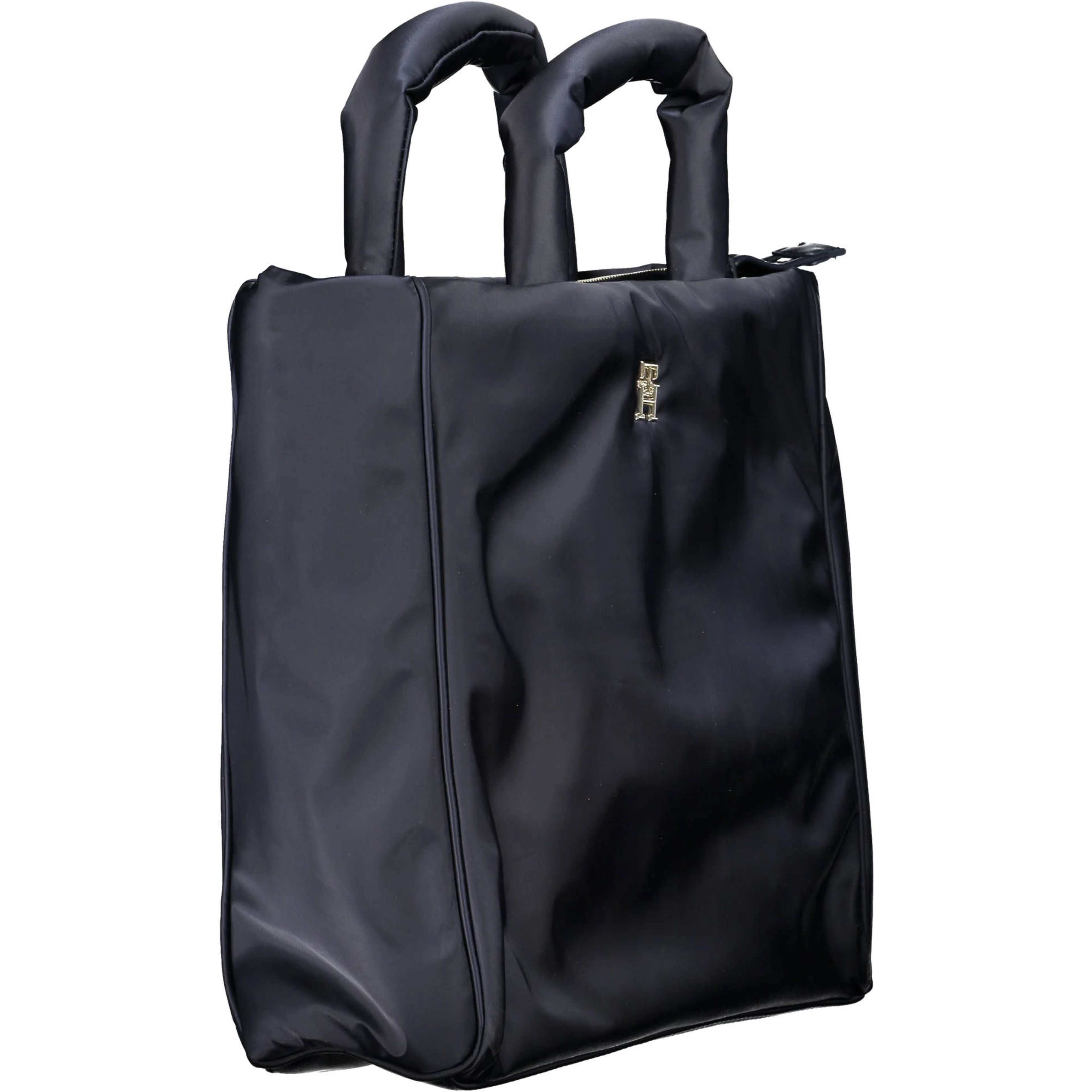 Blue Polyester Handbag