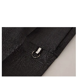 Gray Checked Cargo Trousers Stretch Pants