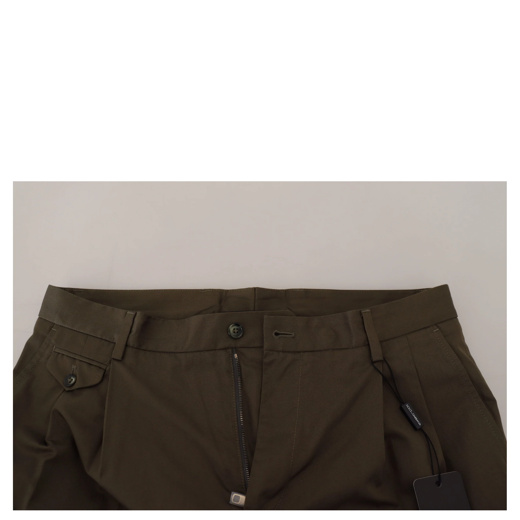 Green Chinos Cotton Casual Shorts