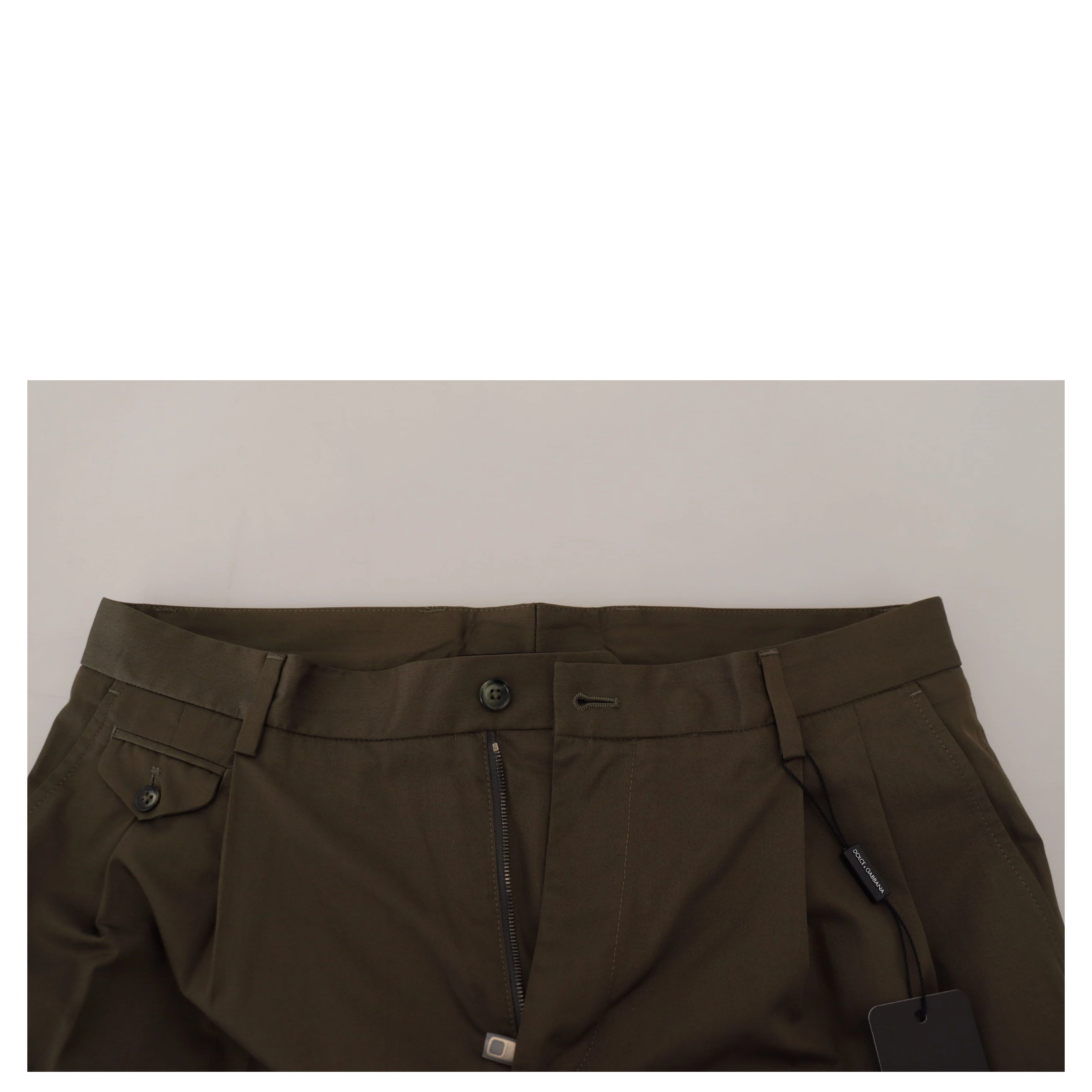 Green Chinos Cotton Casual Shorts