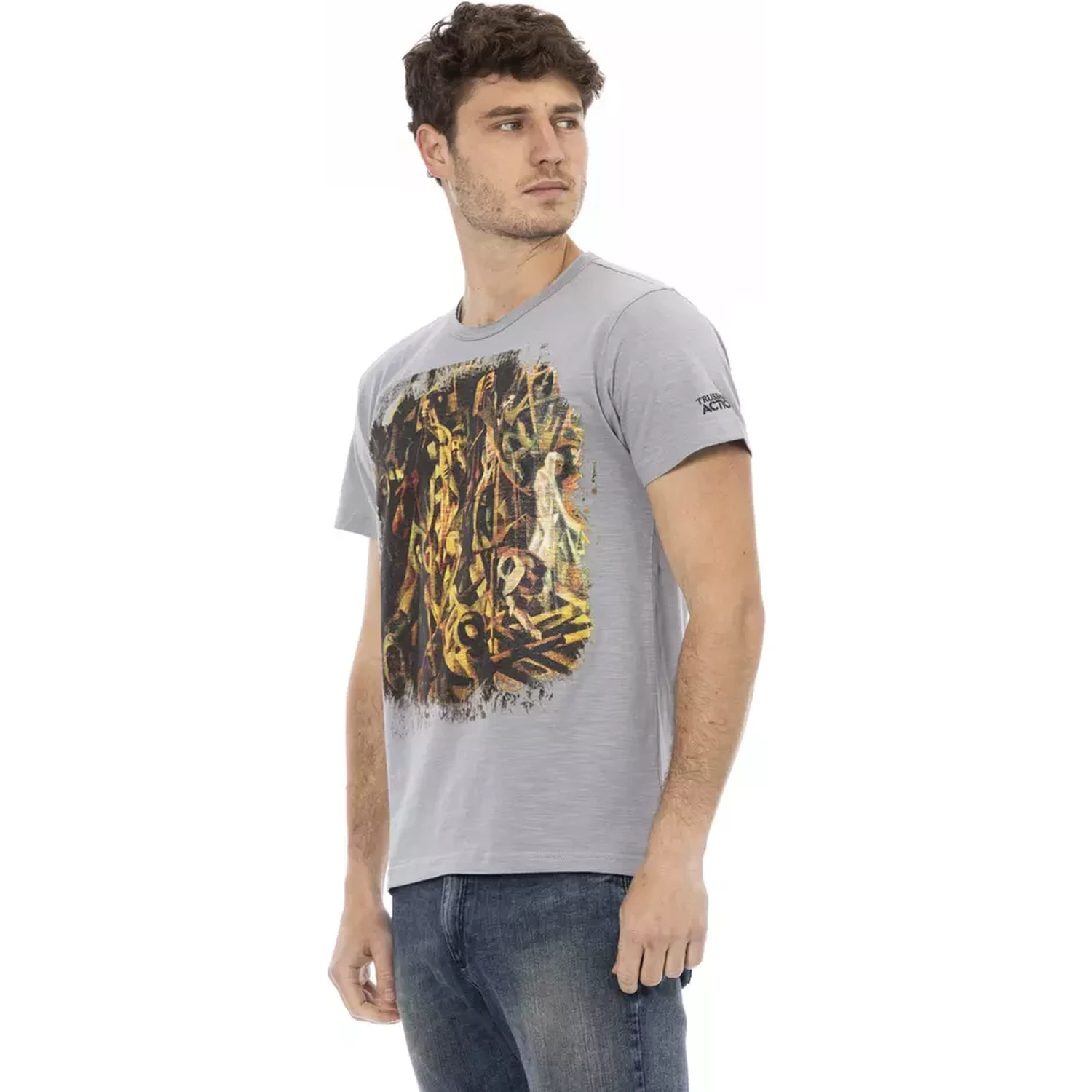 Gray Cotton T-Shirt