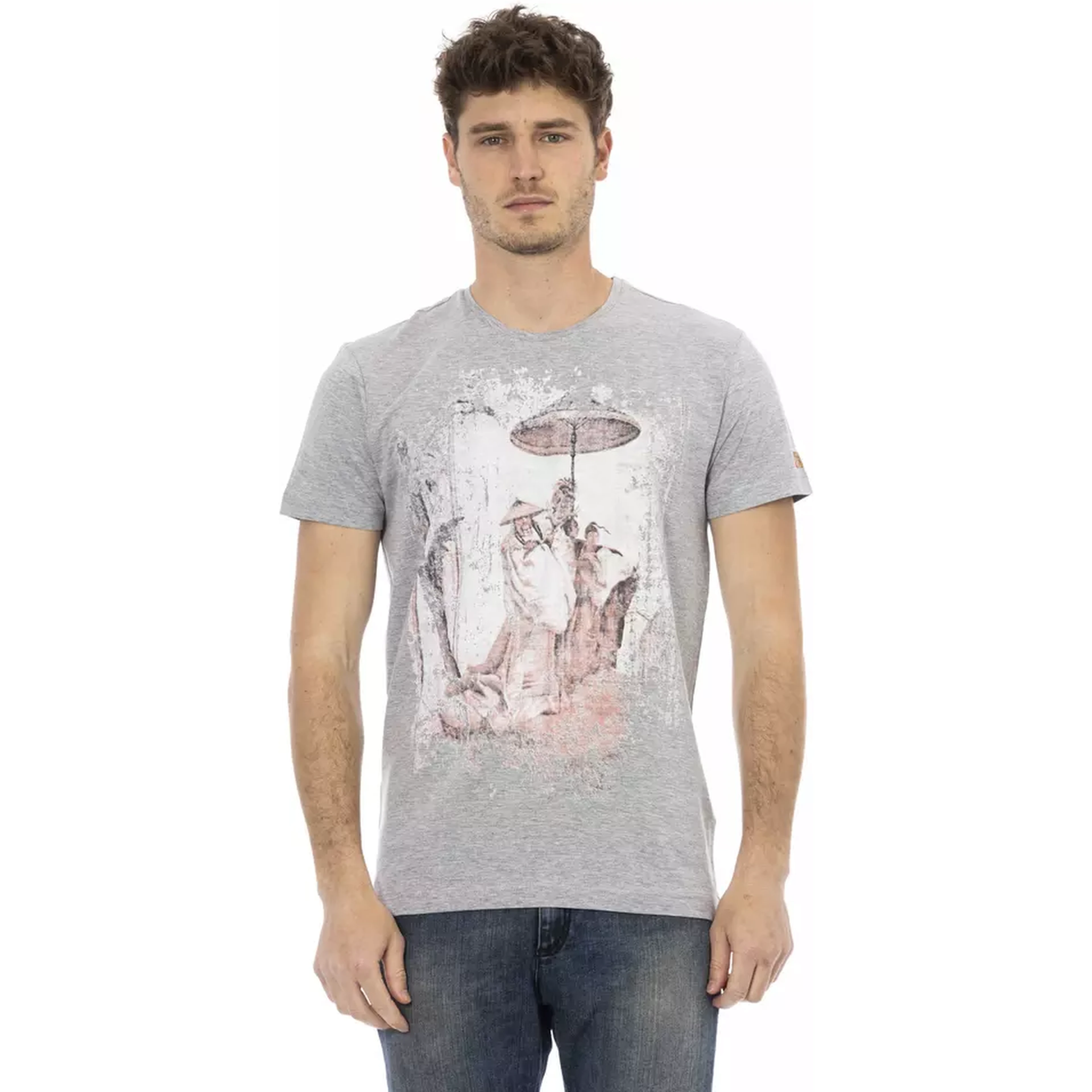 Gray Cotton T-Shirt