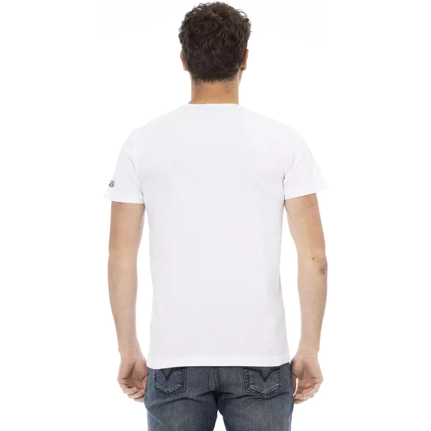تي شيرت قطني أبيض