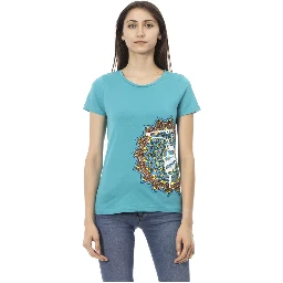 Light Blue Cotton T-Shirt