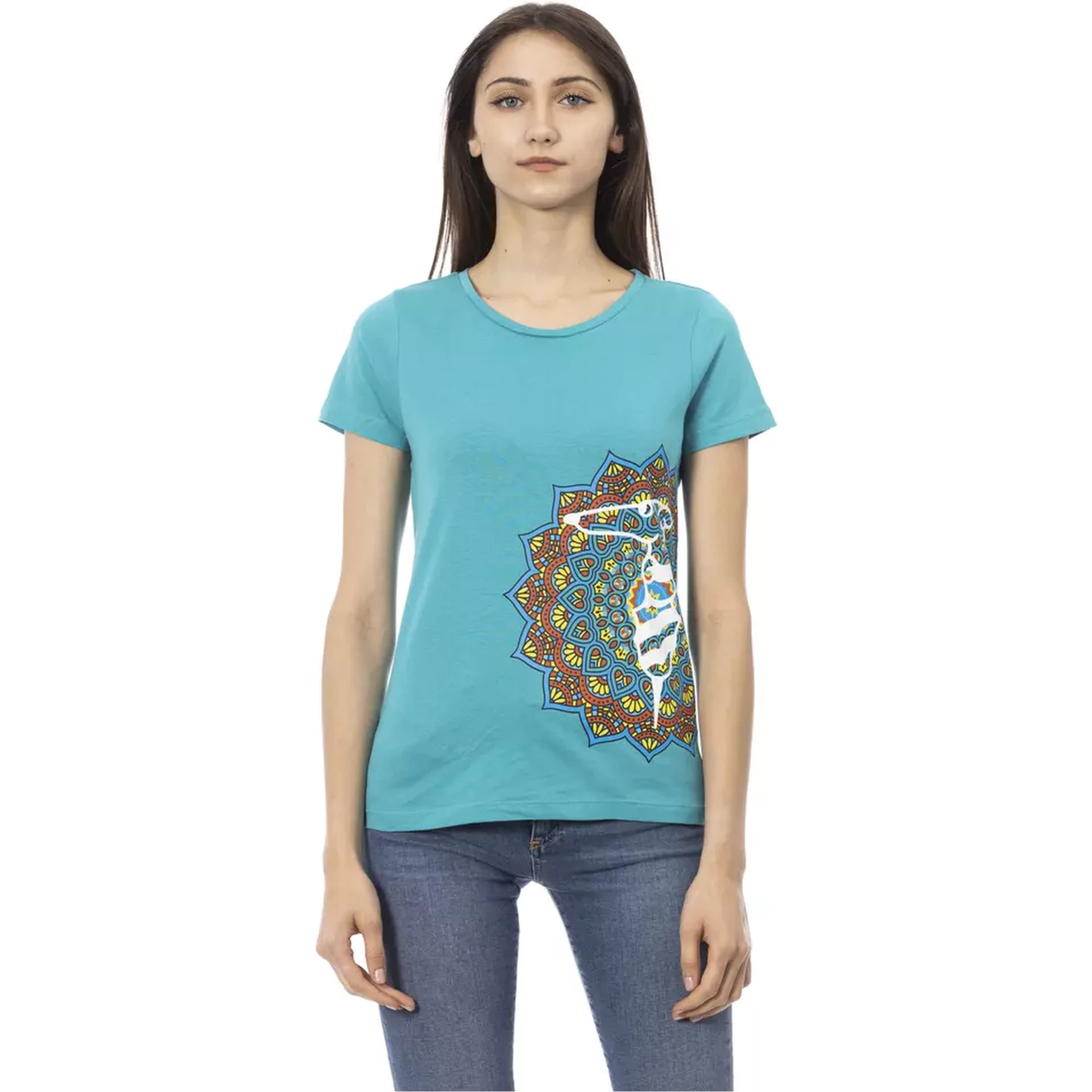 Light Blue Cotton T-Shirt