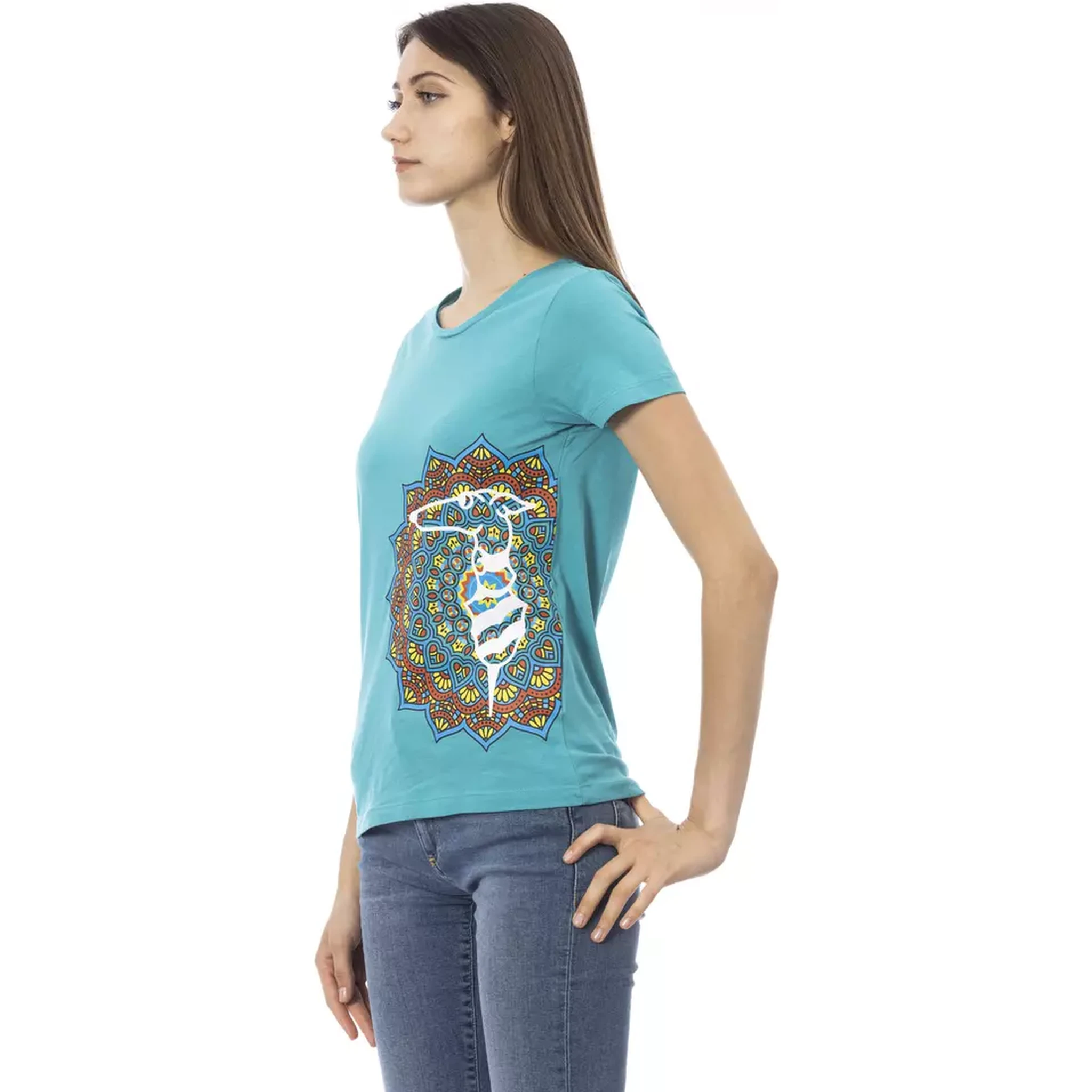 Light Blue Cotton T-Shirt