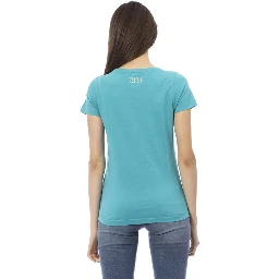 Light Blue Cotton T-Shirt