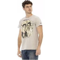 Beige Cotton T-Shirt