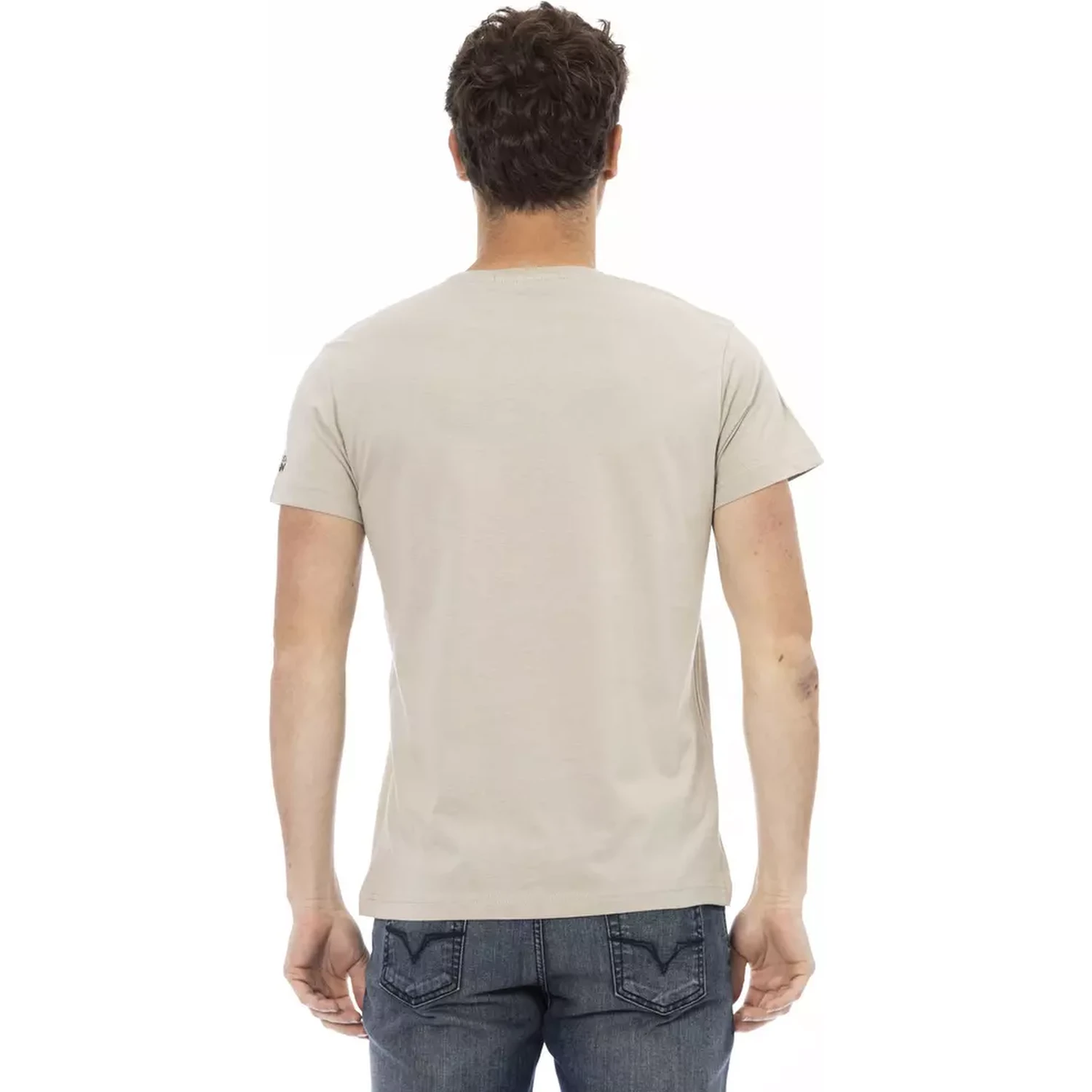 Beige Cotton T-Shirt