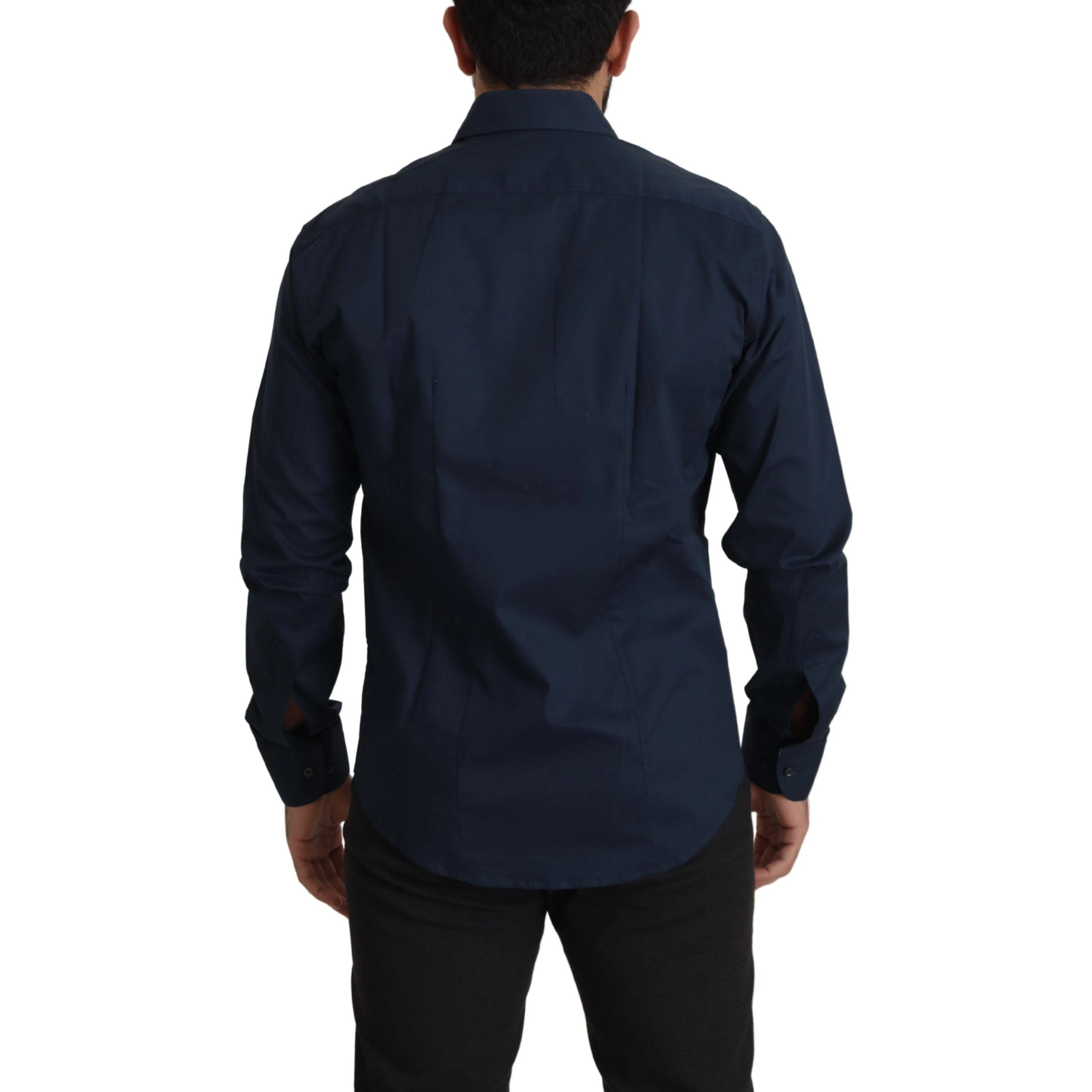 Navy Blue Cotton Dress Formal Shirt
