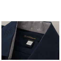 Navy Blue Cotton Dress Formal Shirt