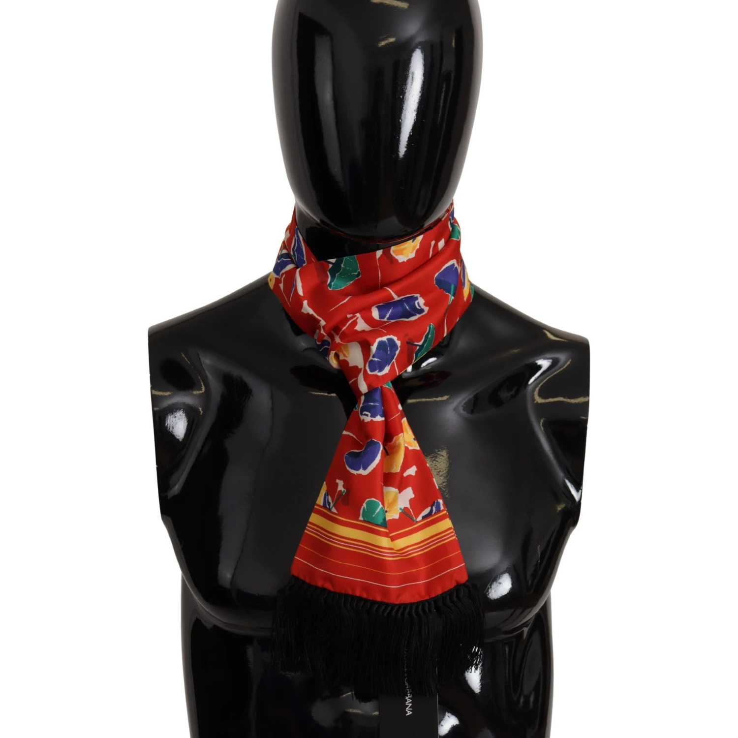 Multicolor DG Umbrellas Print Shawl Fringe Scarf