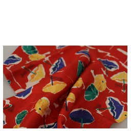 Multicolor DG Umbrellas Print Shawl Fringe Scarf