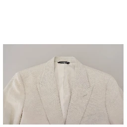 White Linen Slim Fit Jacket Blazer